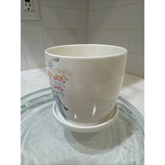 Happy Giraffe Coffee Mug With Lid/ Top Made in China - Picture 7 of 14